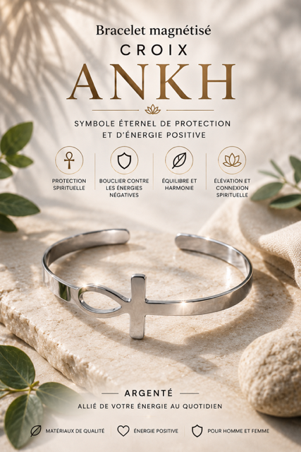 Kit Purification & Protection Énergétique — Croix Ankh