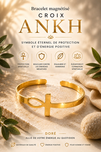 Kit Purification & Protection Énergétique — Croix Ankh