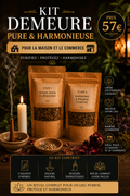 Kit Demeure Pure & Harmonieuse — EsoTerra Paris — rituel de purification en 2 étapes
