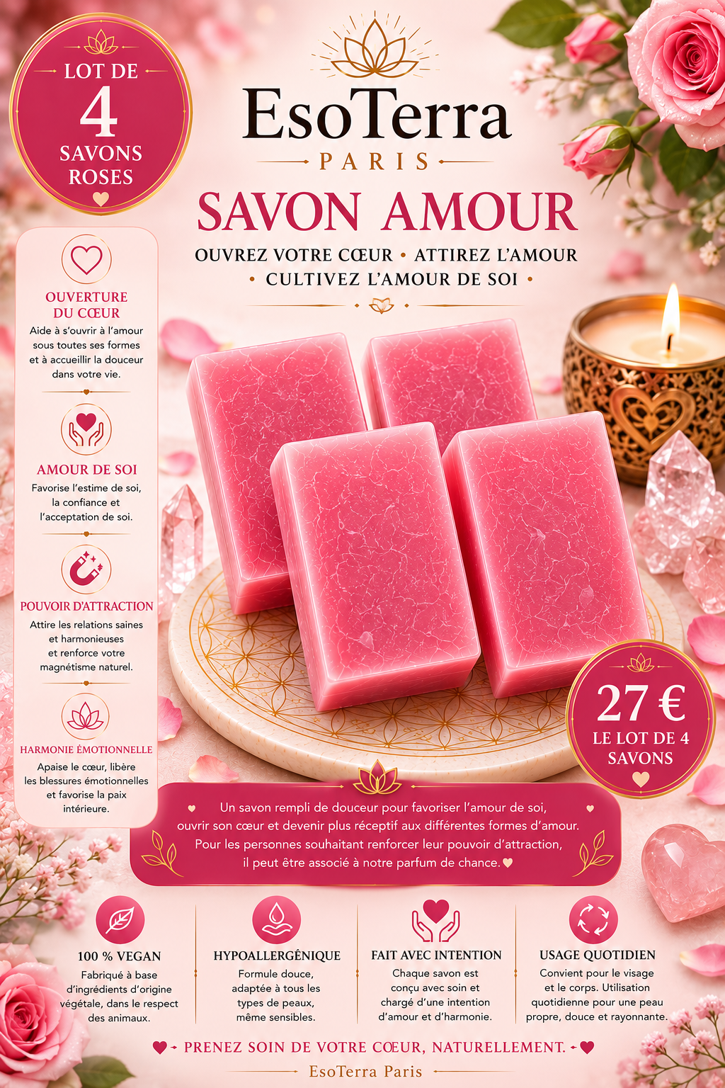 Savons Énergétiques EsoTerra Paris